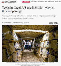 Teens in Israel, US are in crisis – why is this happening?